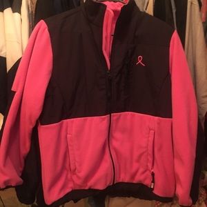 Breast cancer zip up